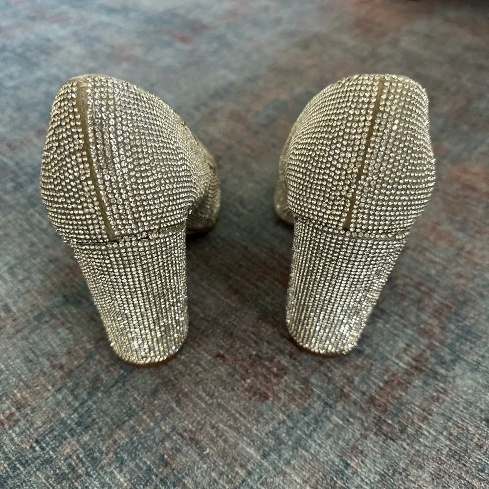 Crystal Block Heels size 6.5 Women - Image 3