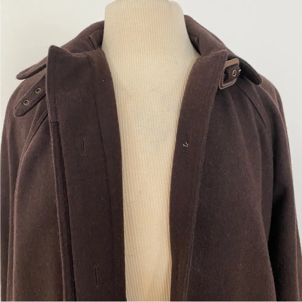 No.6 100% cotton beautiful brown jacket with leather buckle detailings Size M - Image 3
