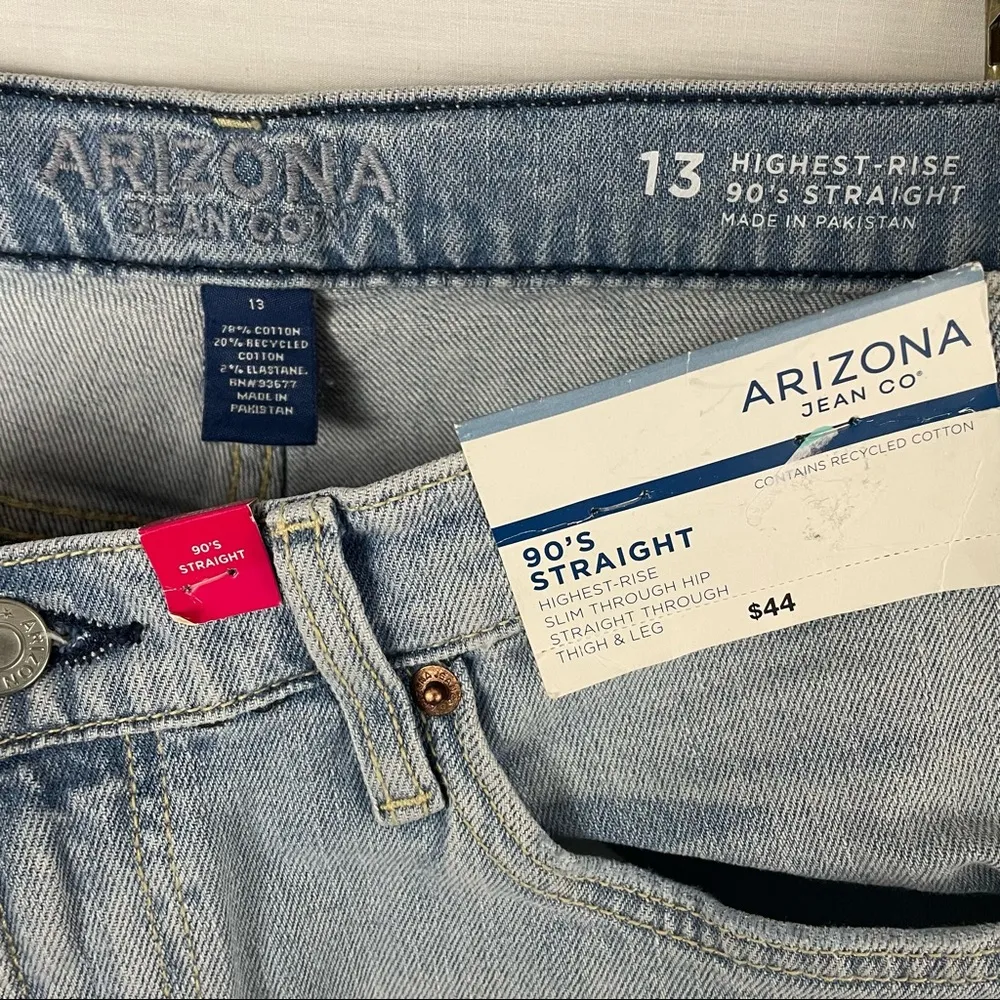 Arizona Jean 90s straight highest-rise straight leg Size 13 - Image 4
