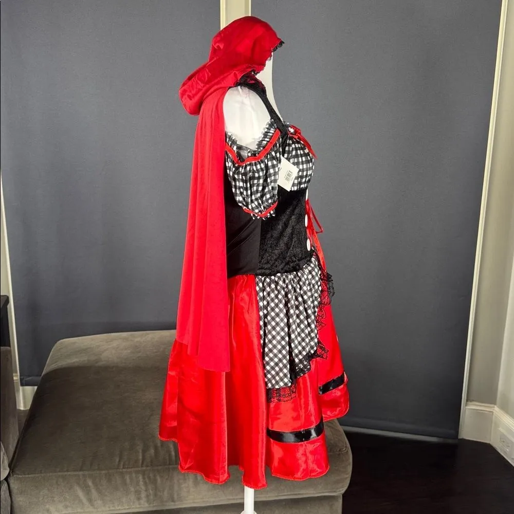 Wonderland Women’s Darling Miss Red Halloween Costume Size S 4/6 NEW - Image 2