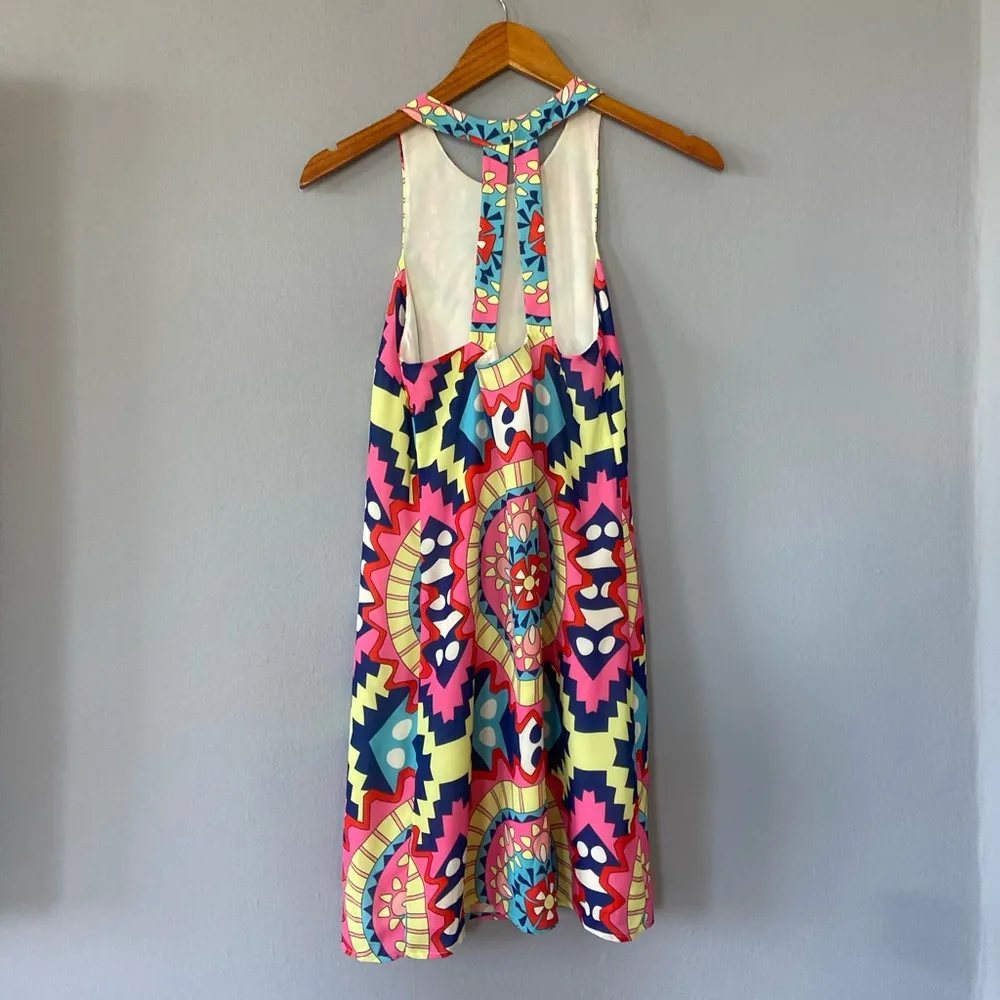 Annie Griffin  Multicolored Kaleidoscope Mini Dress Size XS - Image 5