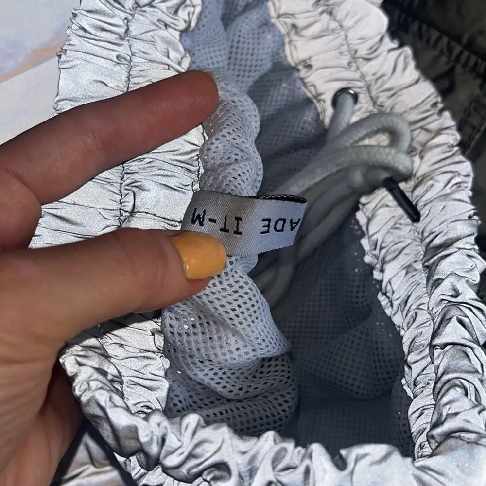 My Mum Made It Reflective Track Pants Gray Size M - Image 6