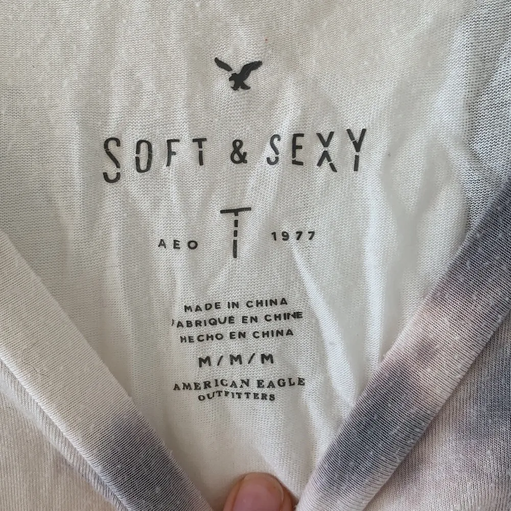 Tie Dye American Eagle “Soft & Sexy” Tee • Women’s Sz M • oversized fit • comfy - Image 2