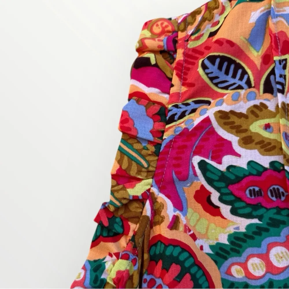 Maia Bright Floral Dress Pink Size 1X - Image 6