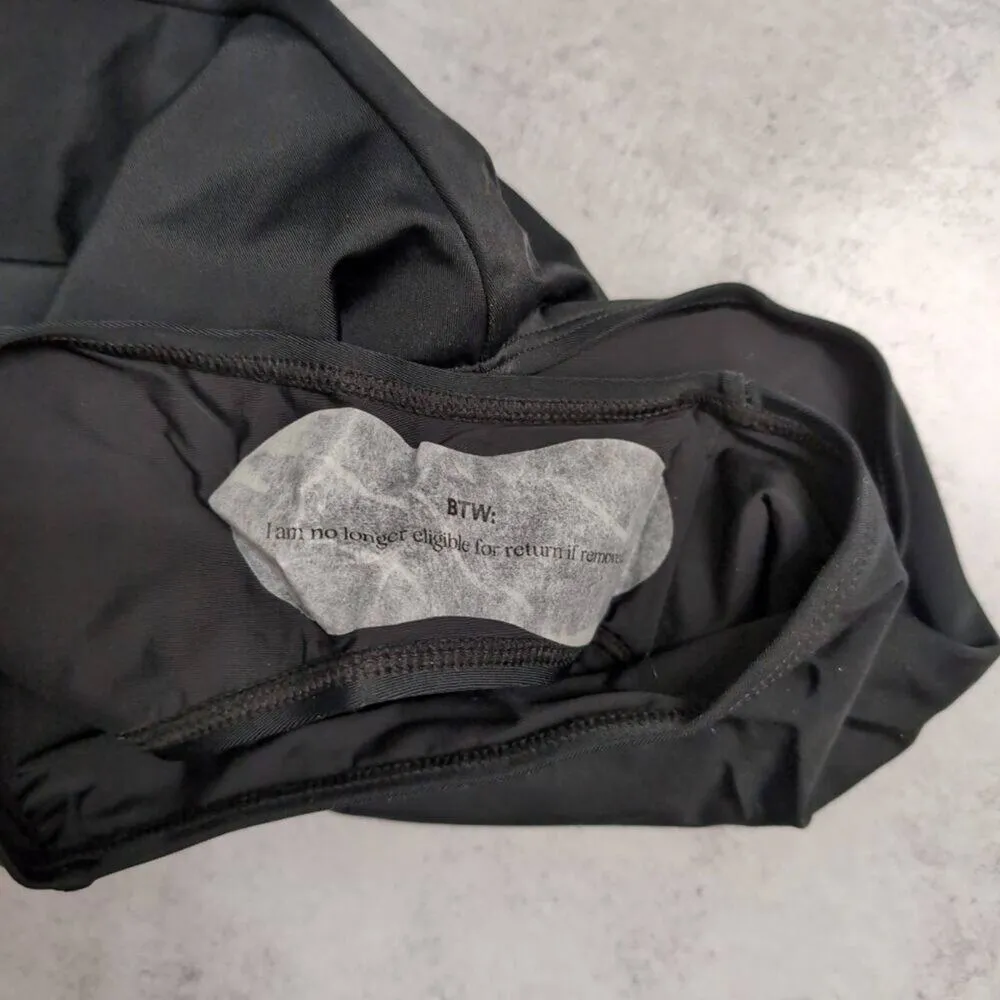 NWT Andie Black Nantucket One Shoulder One Piece Swimsuit Size M - Image 3