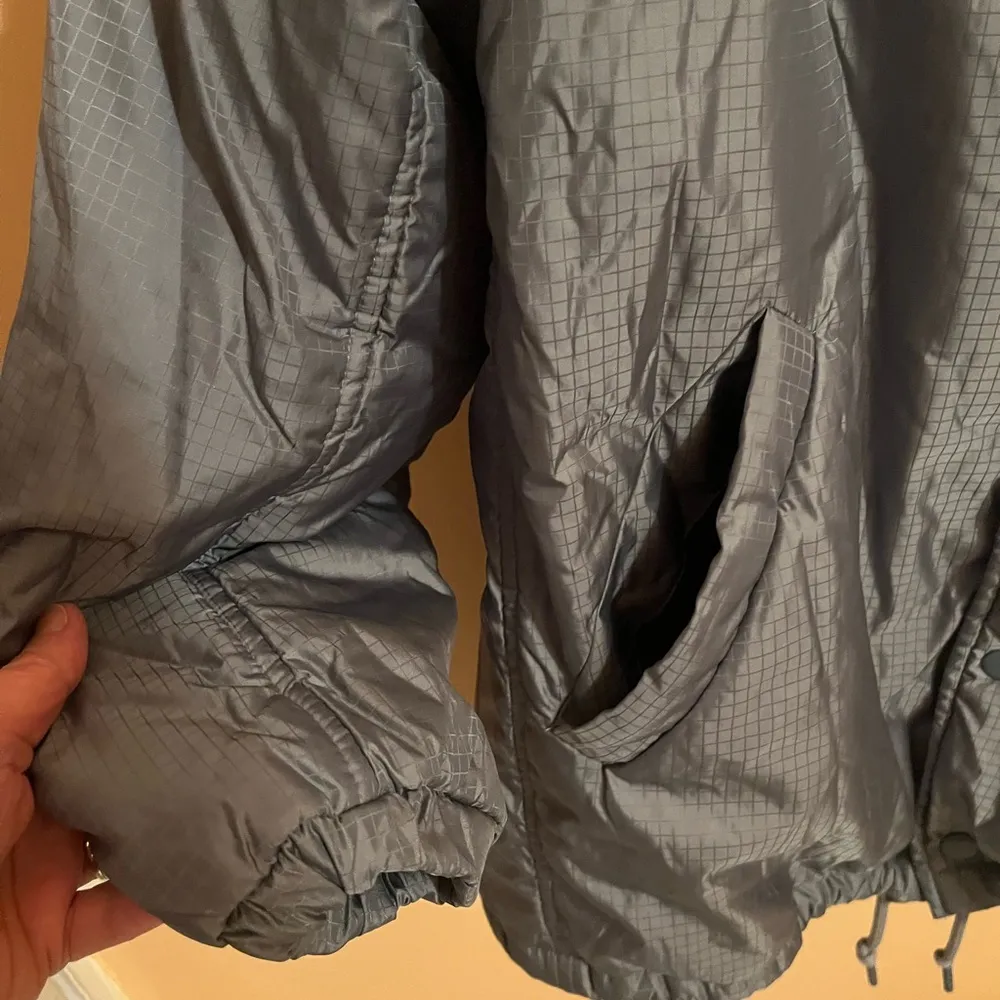 TNA Coaches Gray Grid Coat - Image 3