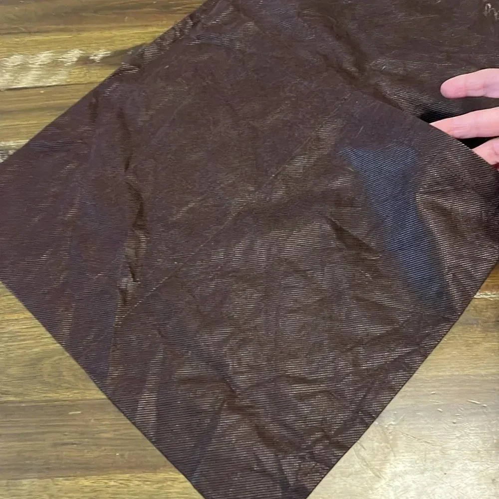 Cole Haan Brown Protective Sleeve Fold Over Logo Case Dust Bag lightweight - Image 5