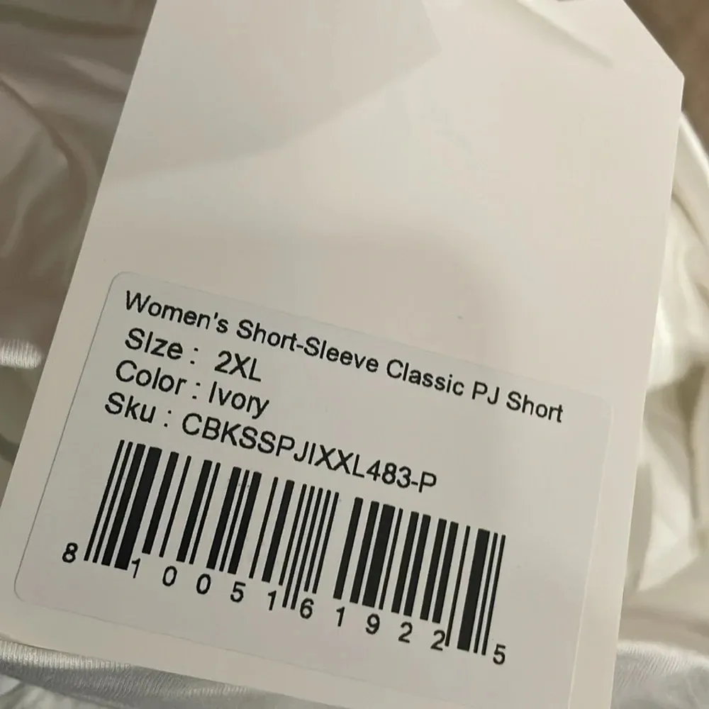 Cozy Earth Shorts Bamboo Pajama Bottoms in Ivory XXL NEW White - Image 5