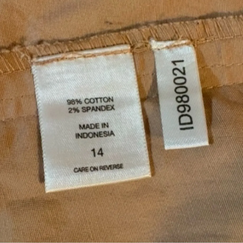 New York & Company Pencil Skirt Women’s 14 Khaki Careercore Workwear Academia Tan - Image 6