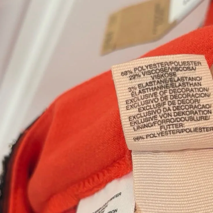 Rachel Roy Orange Dress‎ Size 12 - Image 10