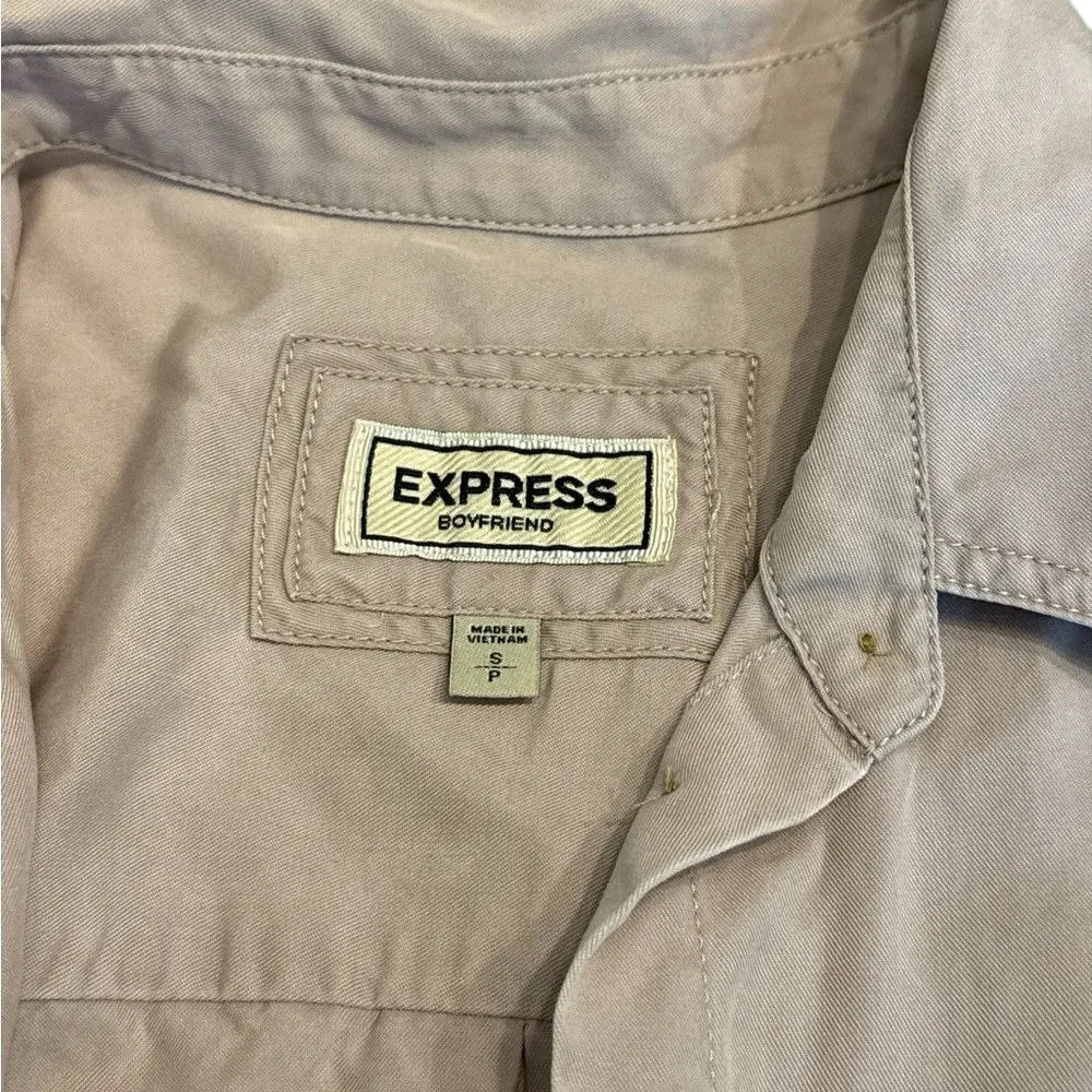 Express Boyfriend Button-Up Bundle 3 Long Sleeve Shirts - Size Small - Image 8