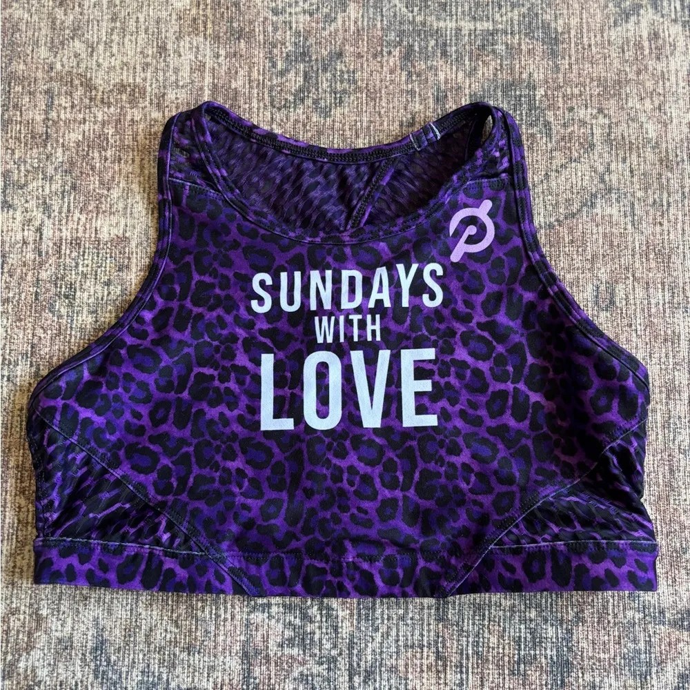 Sundays With Love Ally Love Peloton Sports Bra Size M - Image 3