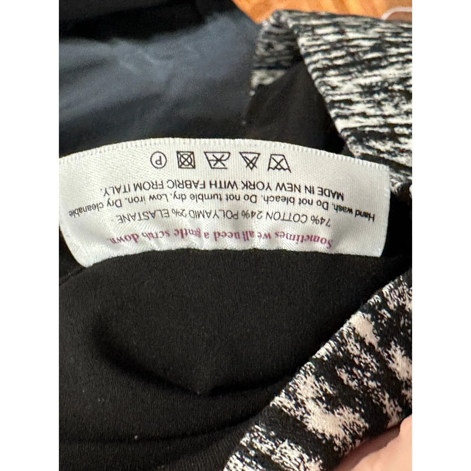 M.M. LaFleur Women's Skirt Size 6 Black White Print Knee‎ Length Career Wear - Image 6