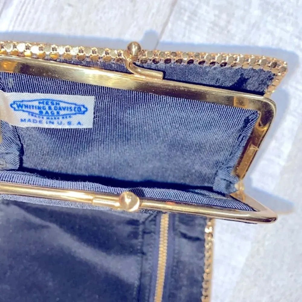 Whiting & Davis gold Walker gold mesh - Image 6