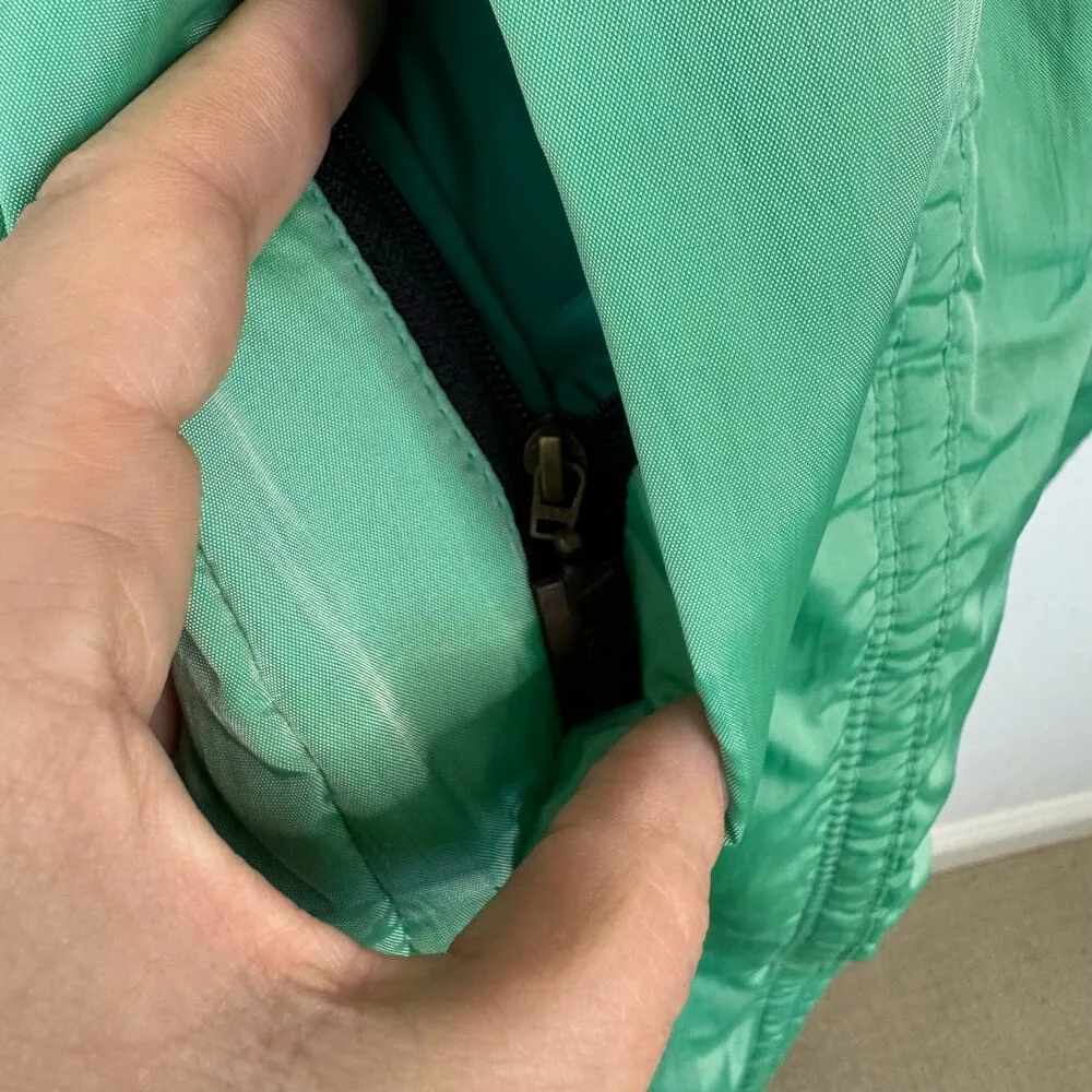 Vintage Skila Retro 80's Ski Suit Snowsuit One Piece Lion Motif Womens Size 6 Green - Image 10