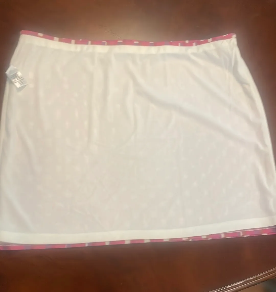 NWT pink/Purple Prism Check  Mini Skirt - Image 4