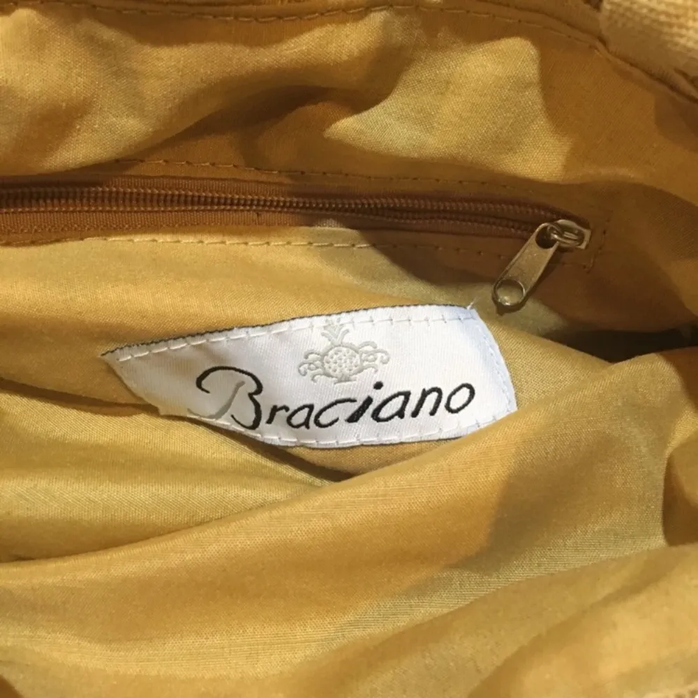 Braciano Shell Wicker Purse, Dress Like, Blue - Image 4