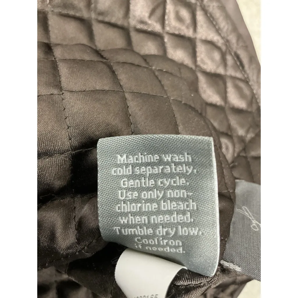 Womans Apt 9 Size XL Brown Button Up Lined Trench Coat - Image 6