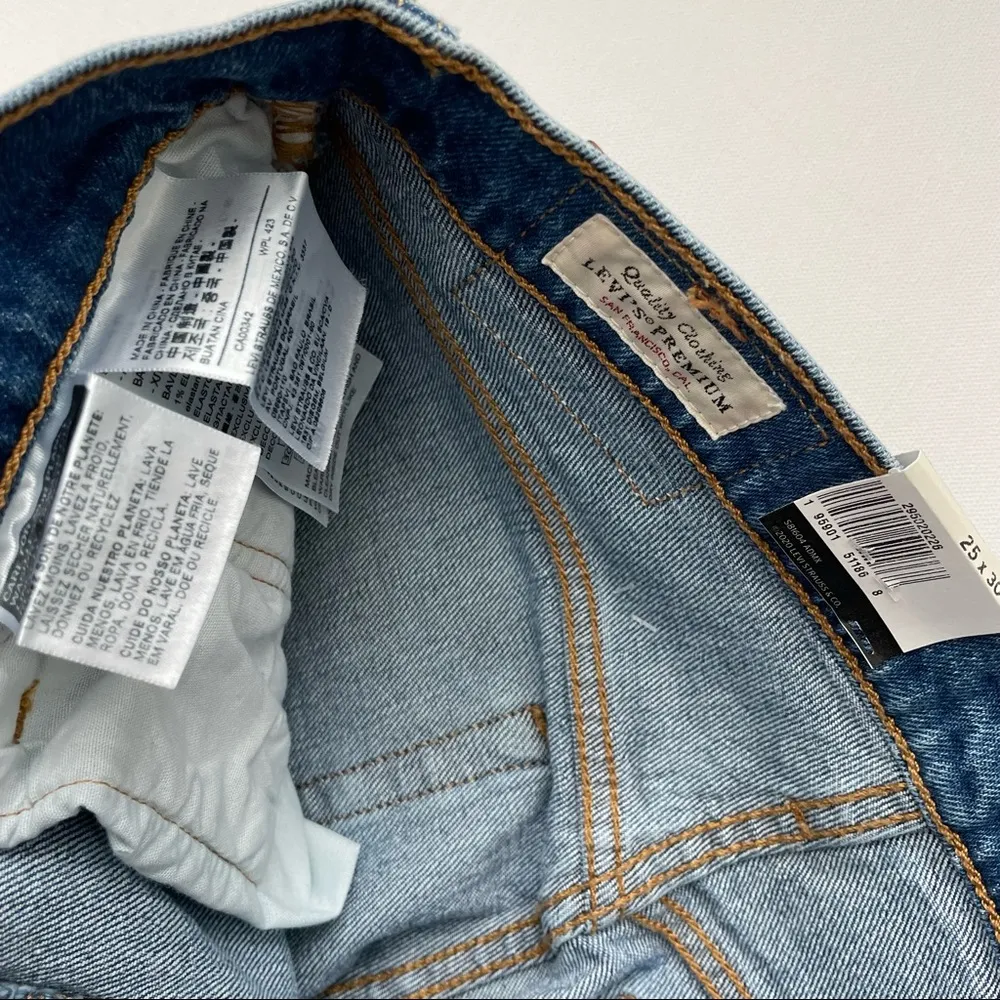 Levi’s Premium Women’s 501 SKINNY Jeans Size 25 x 30 - Image 7
