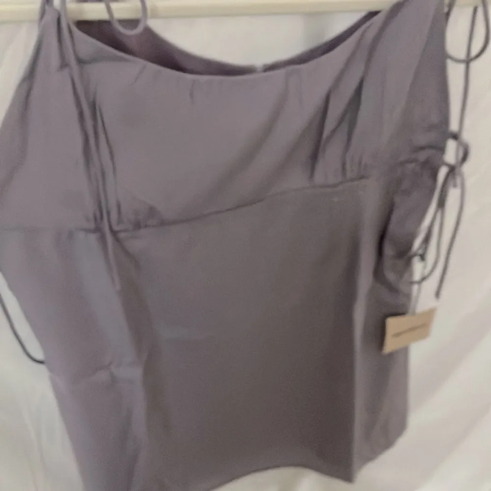 : supernova Lavender Tanea Mini Dress- spaghetti strap side ties-size XL - Image 5