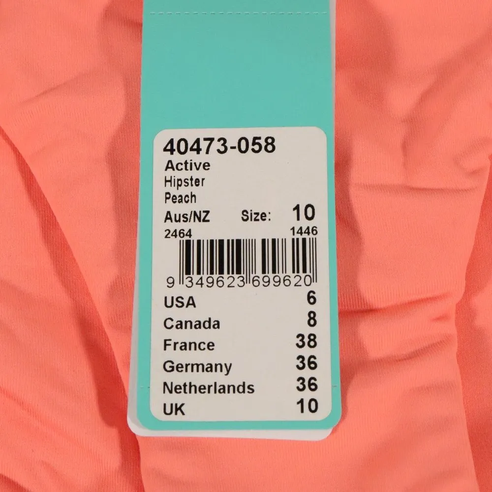 NWT Seafolly Active Hipster in Peach - Image 4