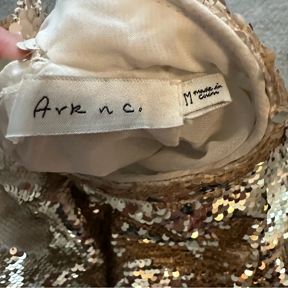 Ark & Co. Ark n co gold sequin top size M - Image 7