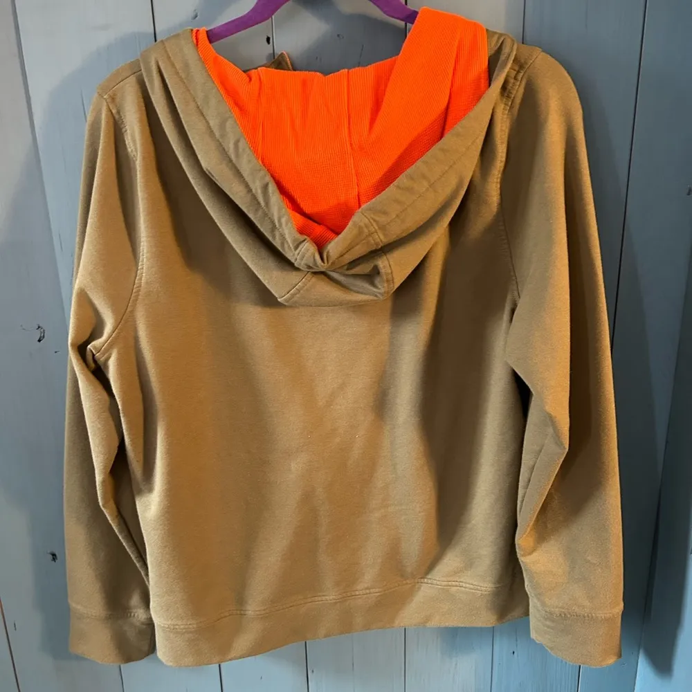 LRL Ralph Lauren Active Jacket Army Green/Orange, Size XL - Image 4