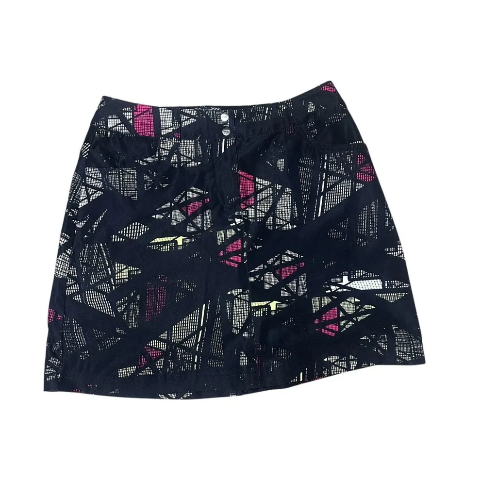 Slazenger Golf Skort Bundle Size 0 White Neon & Black EUC - Image 8