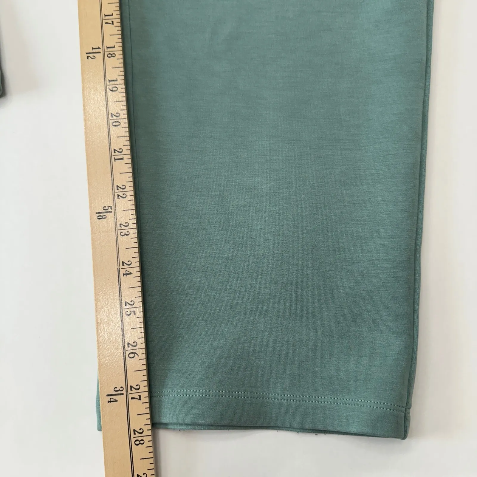 Member's Mark Women's XXL Straight Leg Pants‎ Green Sage Drawstring Knit Lounge - Image 11