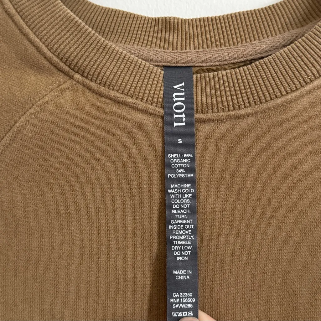 Vuori Restore Crewneck sweatshirt pullover small women’s - Image 4