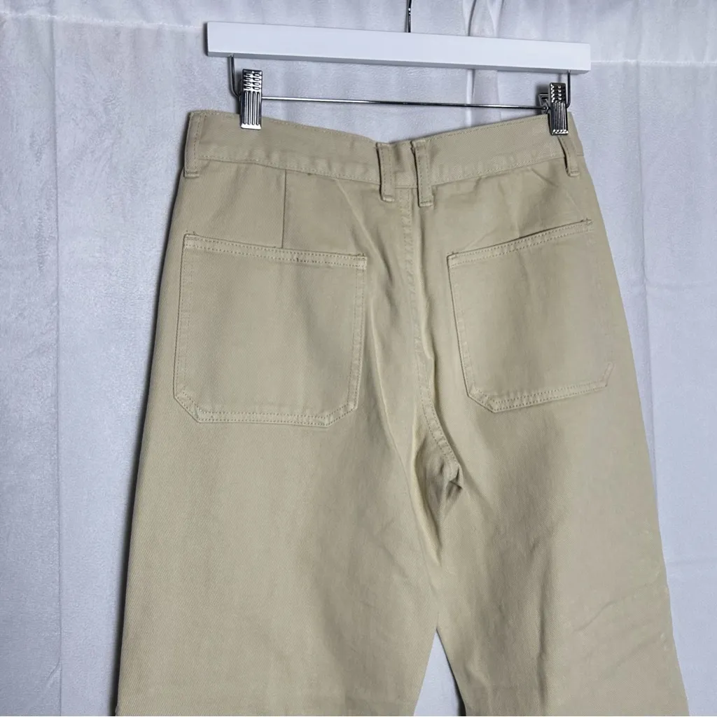 LIONESS  Stacey Cargo Pocket Flat Front Pants Size Small - Image 4