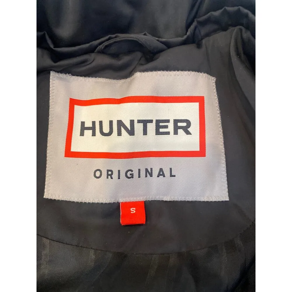 Hunter Refined Women’s Black Puffer Jacket Coat Sz Sm Zip Polyester Down Winter - Image 7