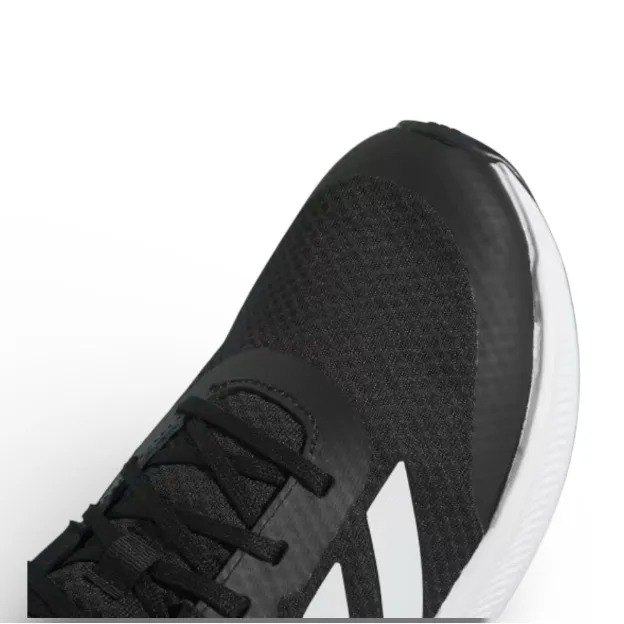 Adidas Falcon 3 Sport Lace Sneakers Black and White Size 6.5Y / 8W - Image 8