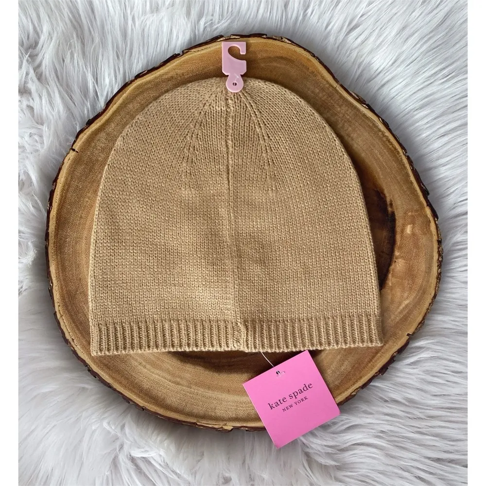 NWT Kate Spade Flocked Spade Beanie - Image 2