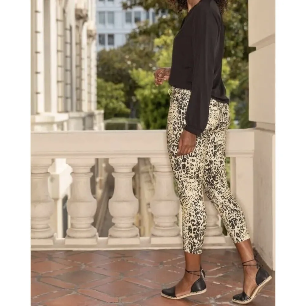 Royalty For Me Skinny Ankle Jeans Womens Size 12 Stretch Cheetah Mob Boss Wife - Image 2