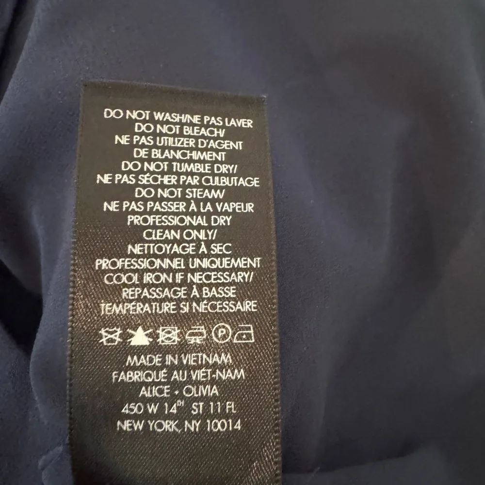 Alice + Olivia Thym Bell Sleeve Tunic Mini Dress Cocktail Luxe Office Size 0 - Image 9