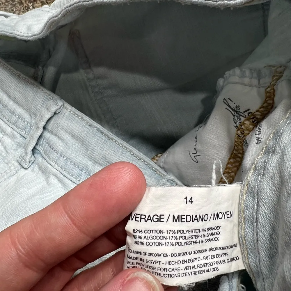 Vintage Gloria vanderbilt jean shorts size 14 - Image 12