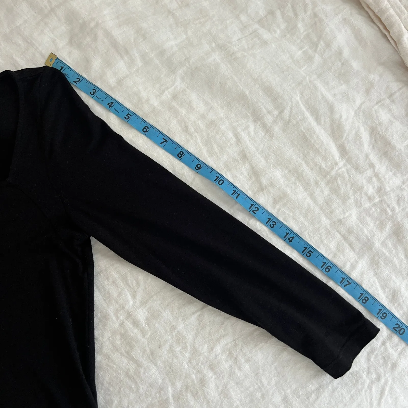 L'AGENCE Angel Square Neck Bodysuit Black Size S - Image 9