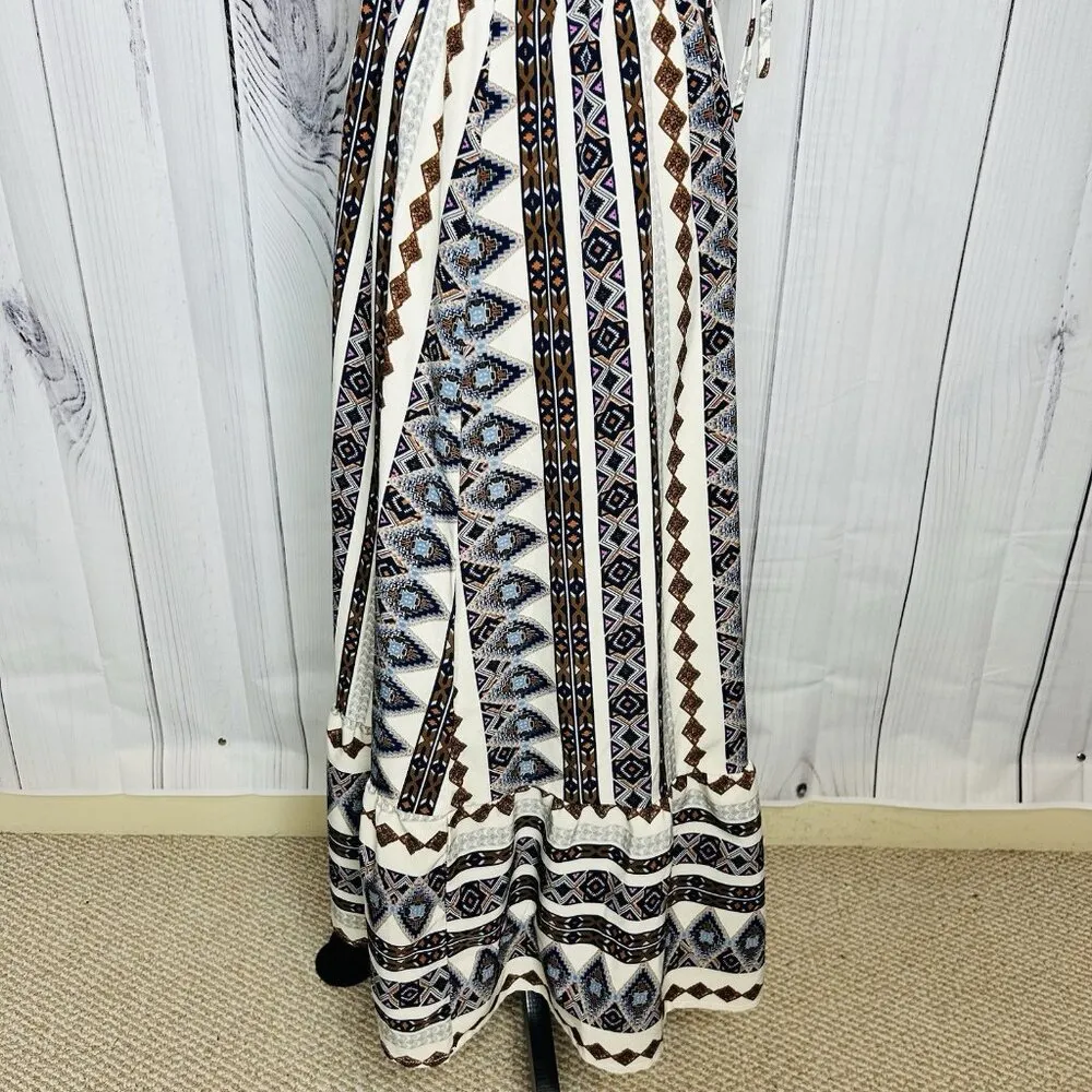Shein Geometric Print Maxi Dress Women’s Multicolor Casual Dress New Sz M - Image 9