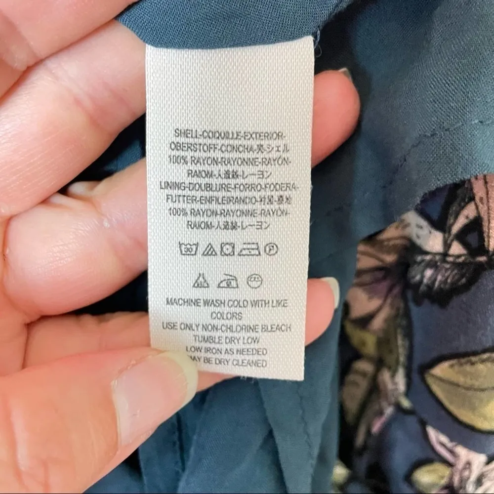 NWT Free People Floral Slip Pleated Mini Dress Size‎ Small - Image 6