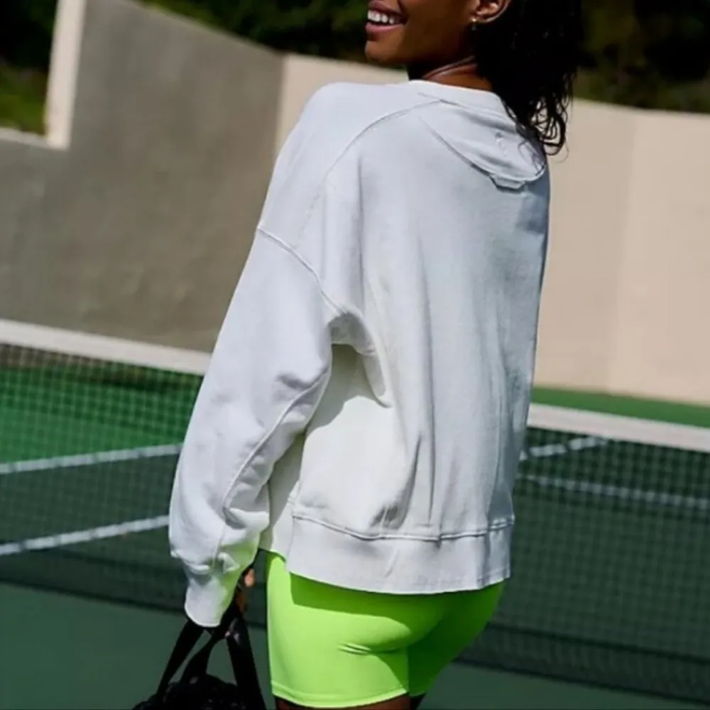 Free People  Movement XHatch Never Better Shorts Highlighter Yellow Small - Image 5