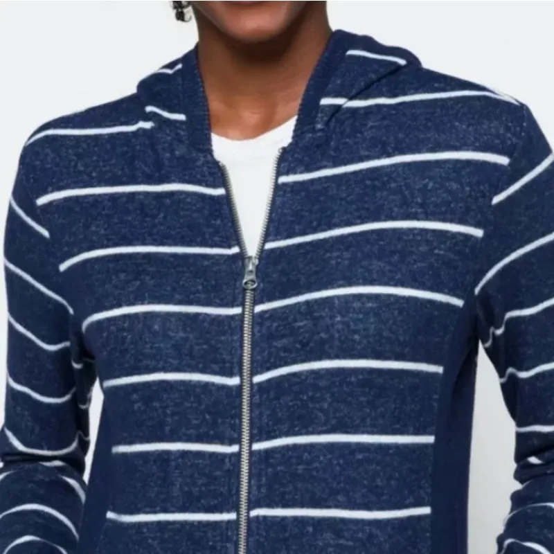 Market & Spruce (M) Blakely Zip Up Hooded Brushed Knit Hoodie Sweatshirt - Image 14