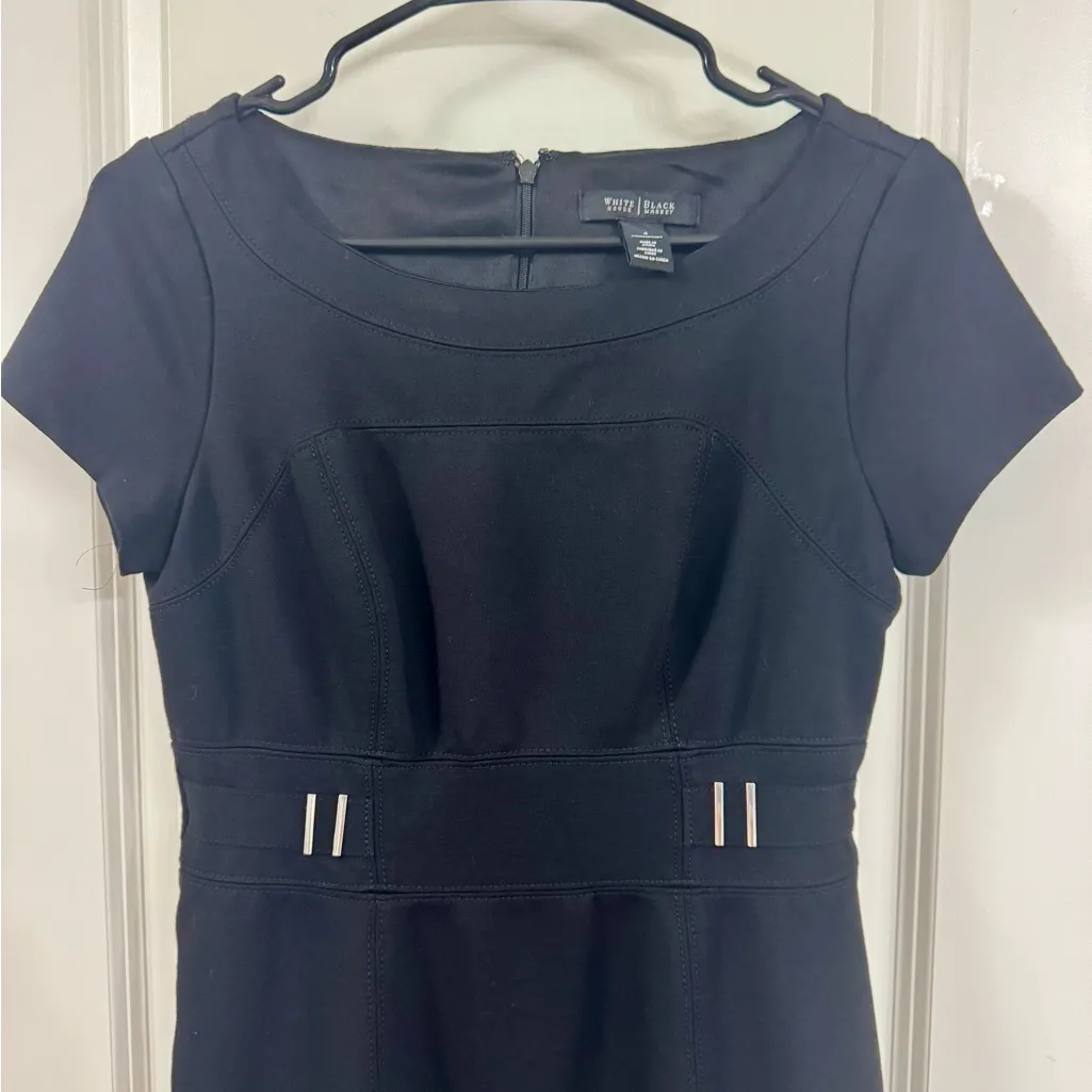 White House Black Market Classic Black Dress - Image 3