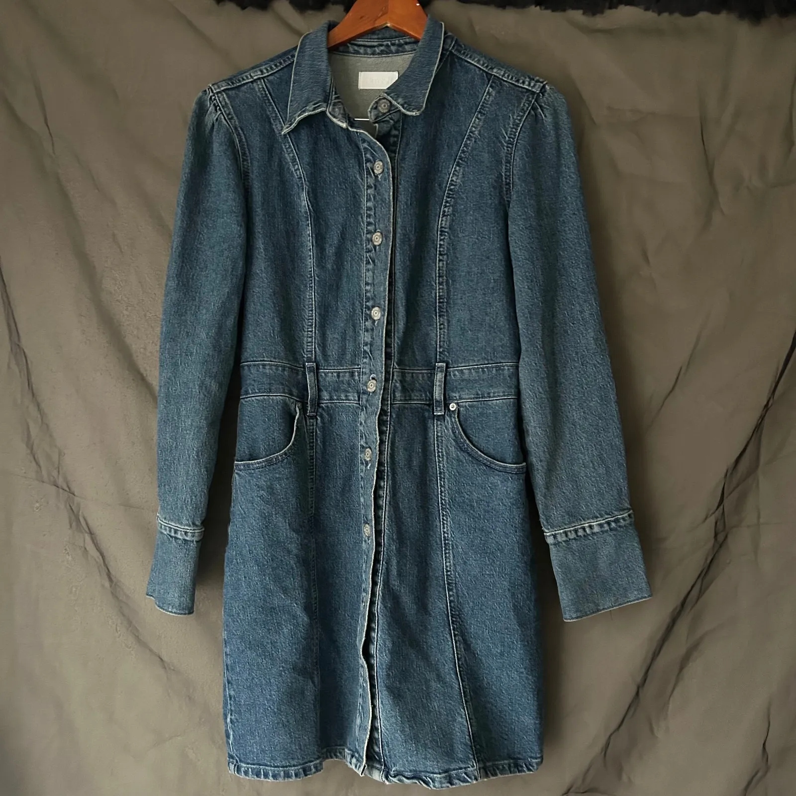 Boyish Emmet Denim Dress in Mirror Size Medium - Image 2