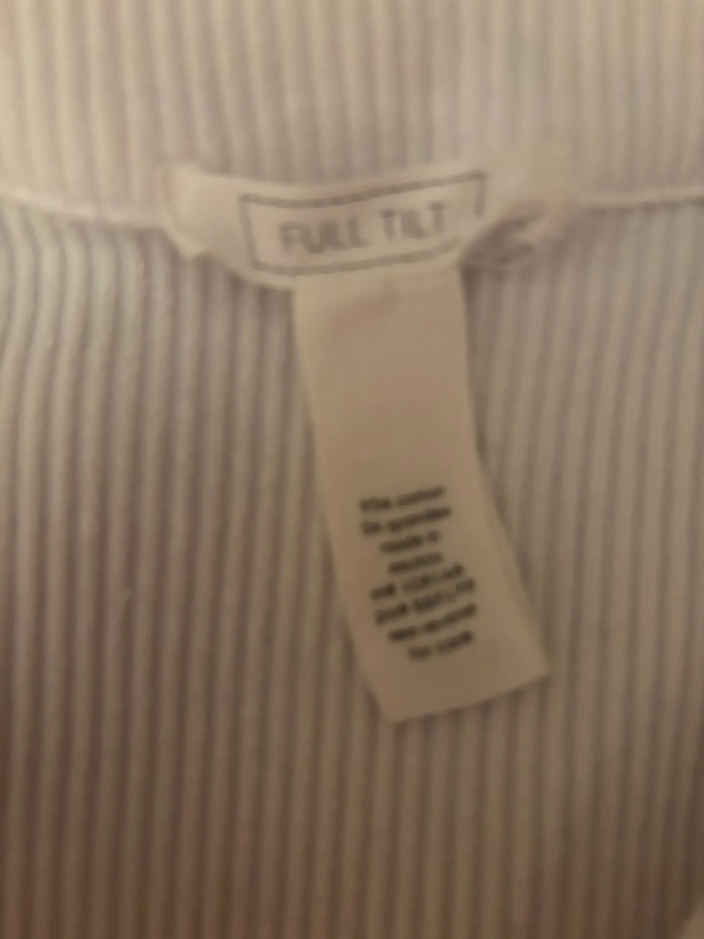 White Crop Baby Tee  - Image 2