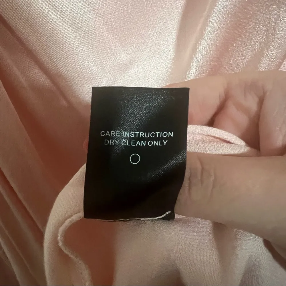 Michael Costello X Revolve Heather One Sleeve Maxi Gown Soft Rose Pink - Image 11