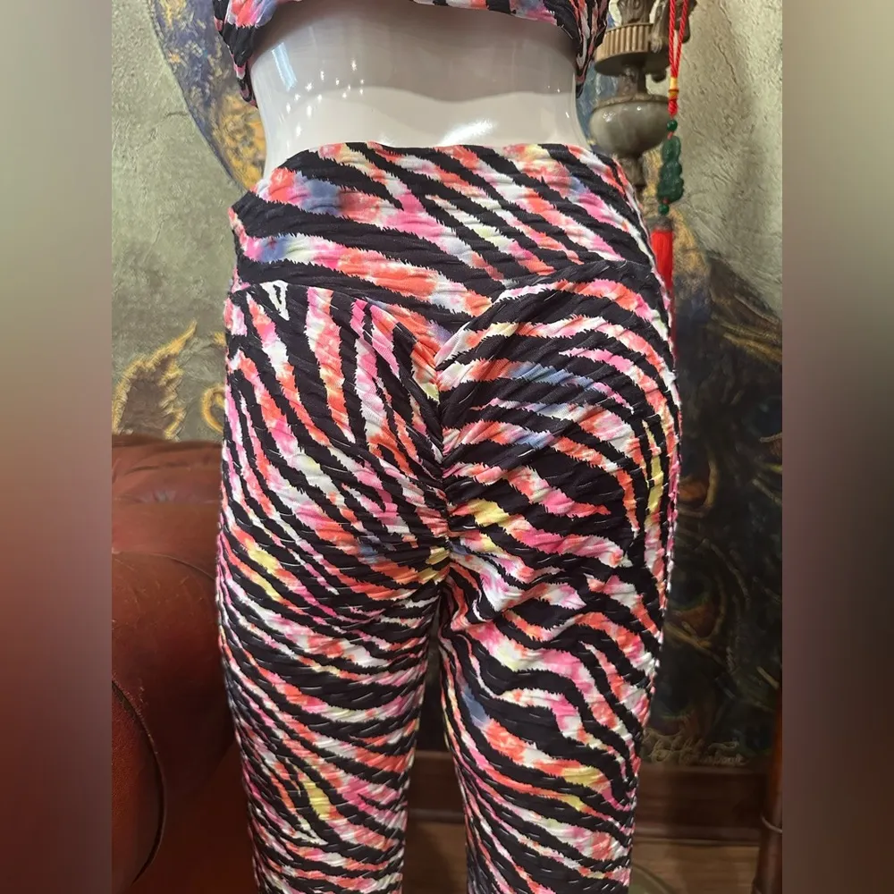 EUC  SPECIAL ONE Colorful Zebra Print set - Image 6