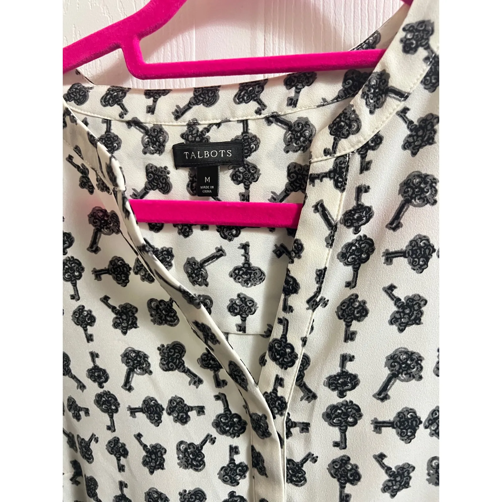 Talbots Women M Blouse Bundle Lot of 2 Long Sleeve Pullover Tops Classic Career - Image 10