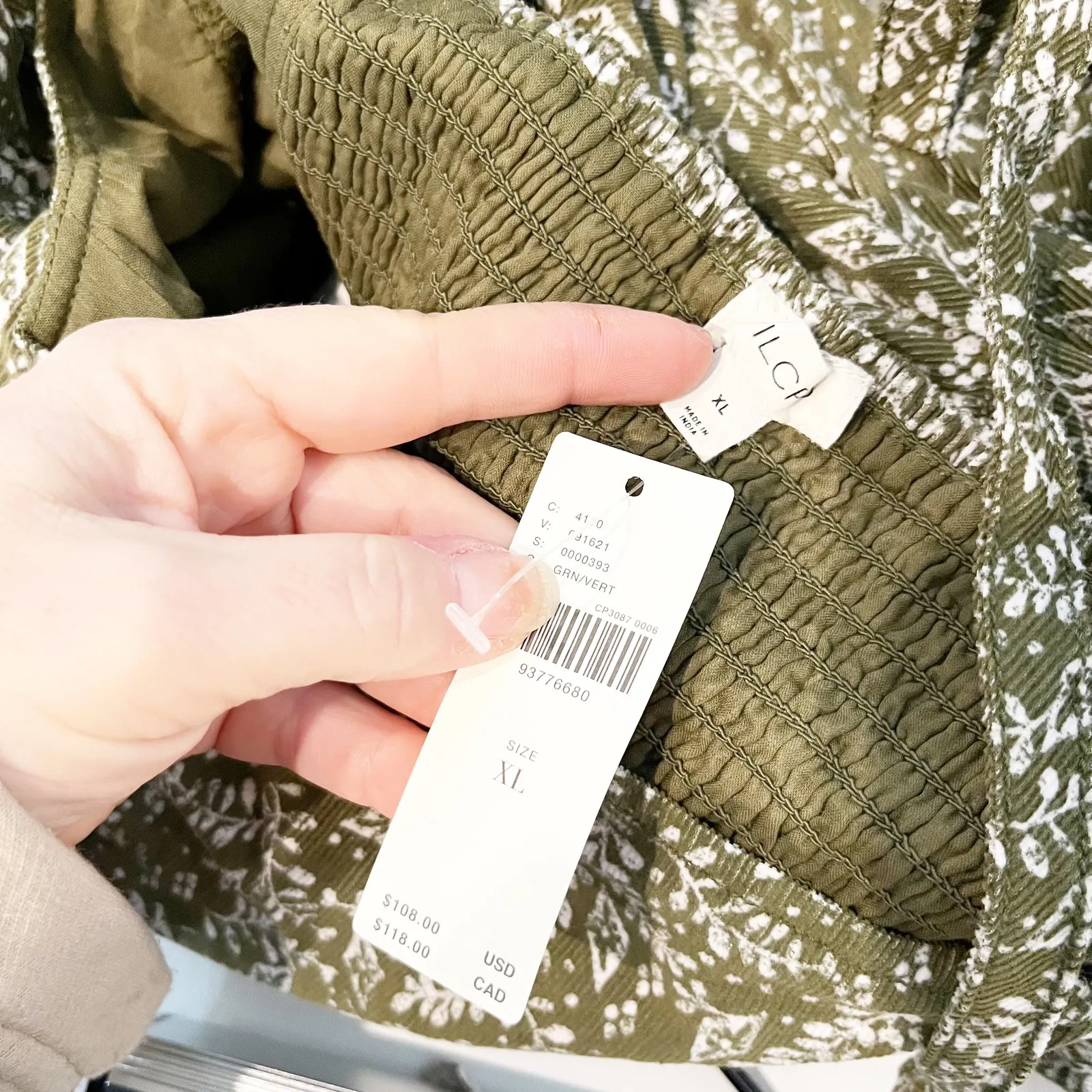 Pilcro Anthropologie Long Sleeve Square Neck Corduroy Peplum Top Green XL - Image 3