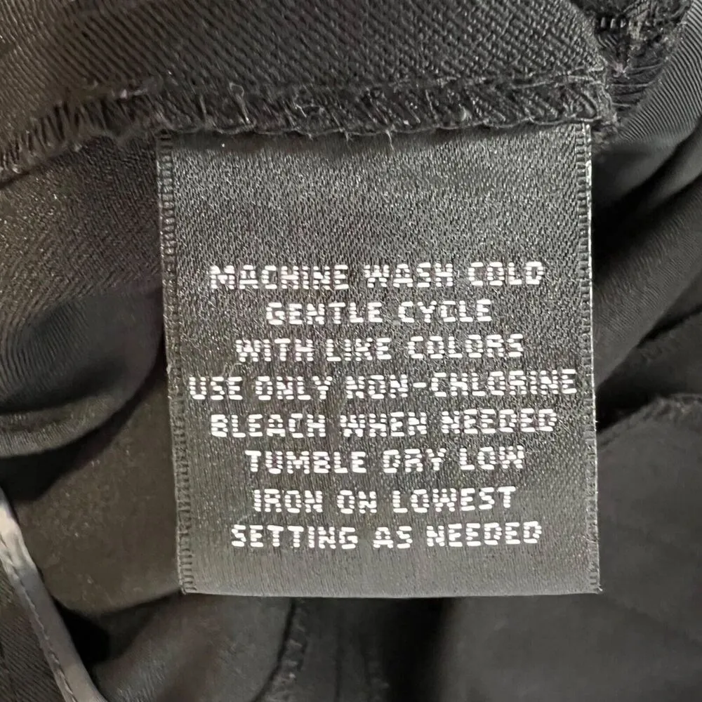 Womens Dress Pants Trousers Boot Cut Hi Rise Classic Black Size 10 - Image 7